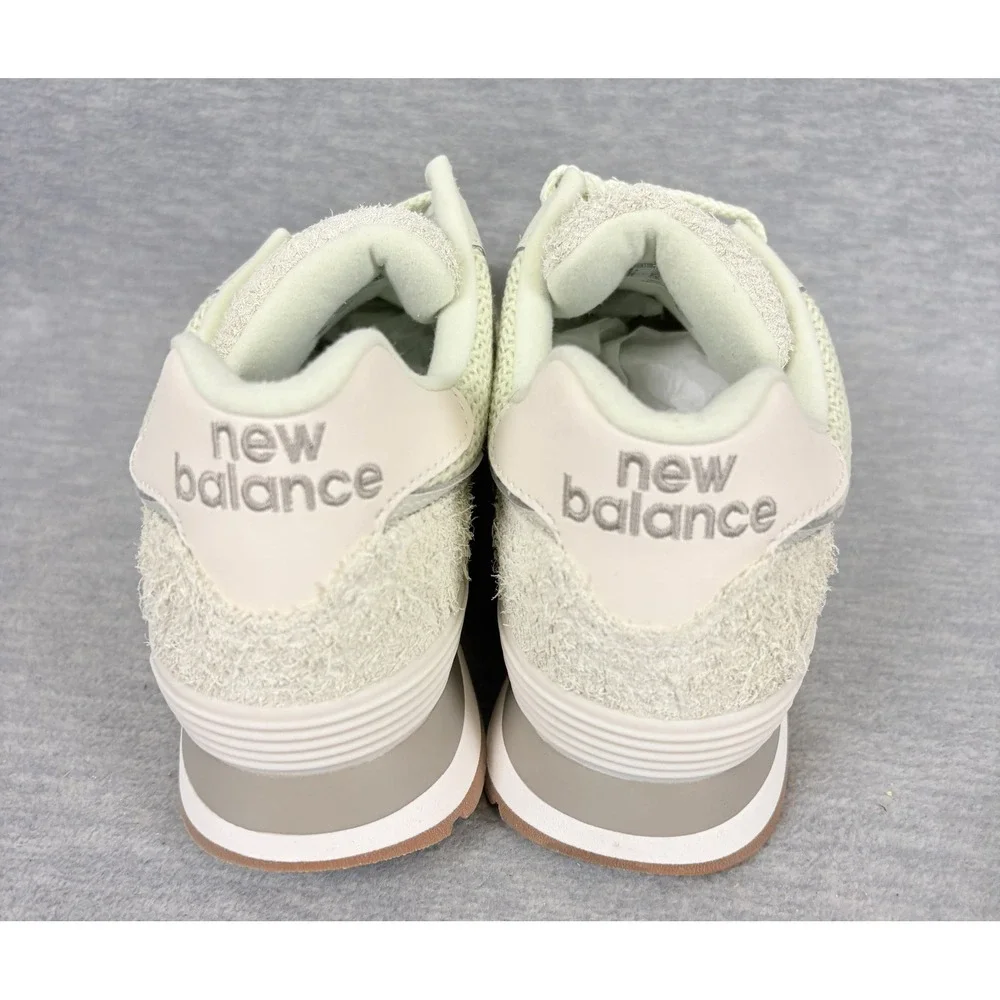 New Balance 574 Sneakers Womens 8 M Green Hairy Suede Seafoam Lifestyle‎